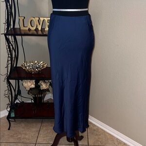 Zara Deep Blue Maxi Skirt